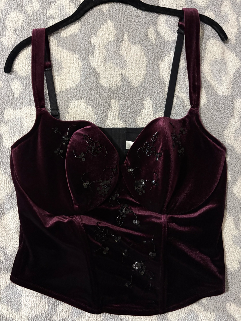 gothic velvet corset